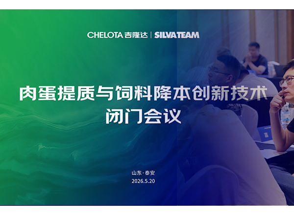 禽益求精 | CHELOTA吉隆达&意大利施华：肉蛋提质与饲料降本创新技术闭门会圆满举行
