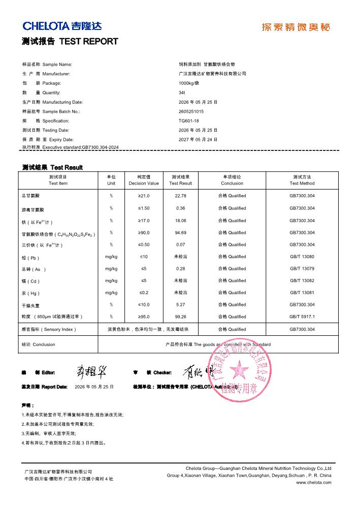 甘氨酸铁-吉隆达