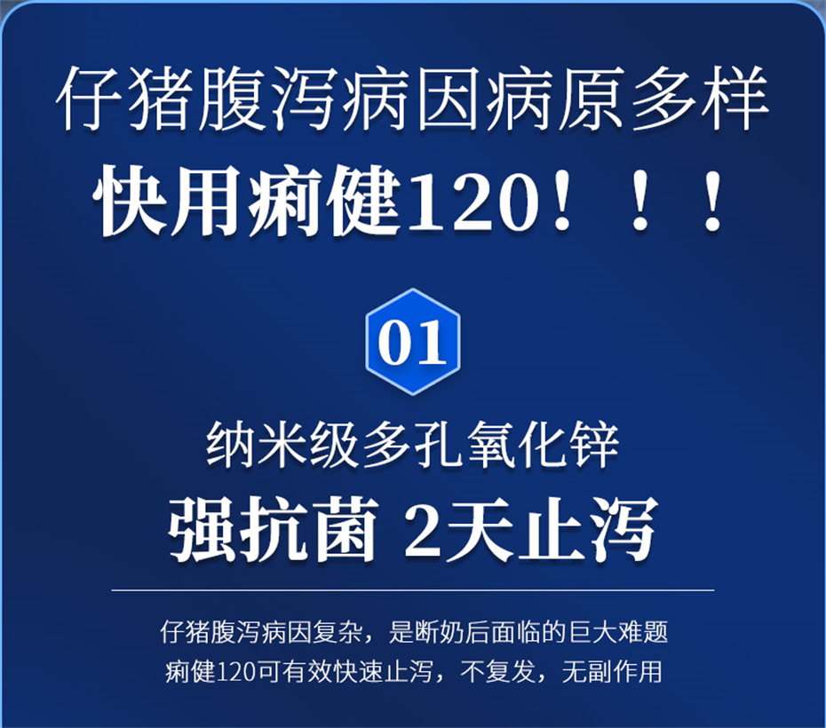 吉隆达动保猪饲料添加剂痢健120