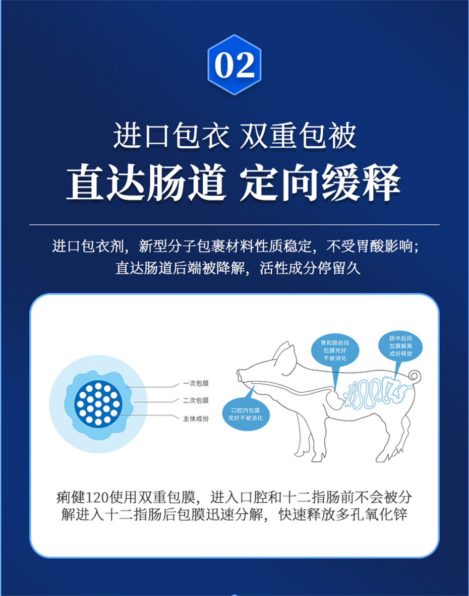 吉隆达动保猪饲料添加剂痢健120