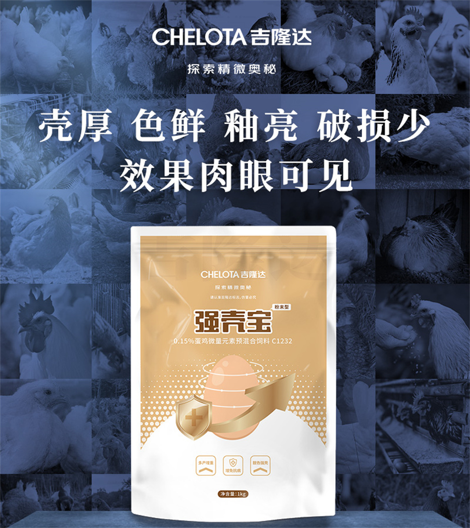 吉隆达动保禽饲料添加剂强壳宝